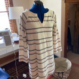 Boho cotton tunic dress